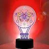 DIY Diamond Painting 7 Color Night Light Lamp Home Decoration Ornament Gift Kit(Butterfly)