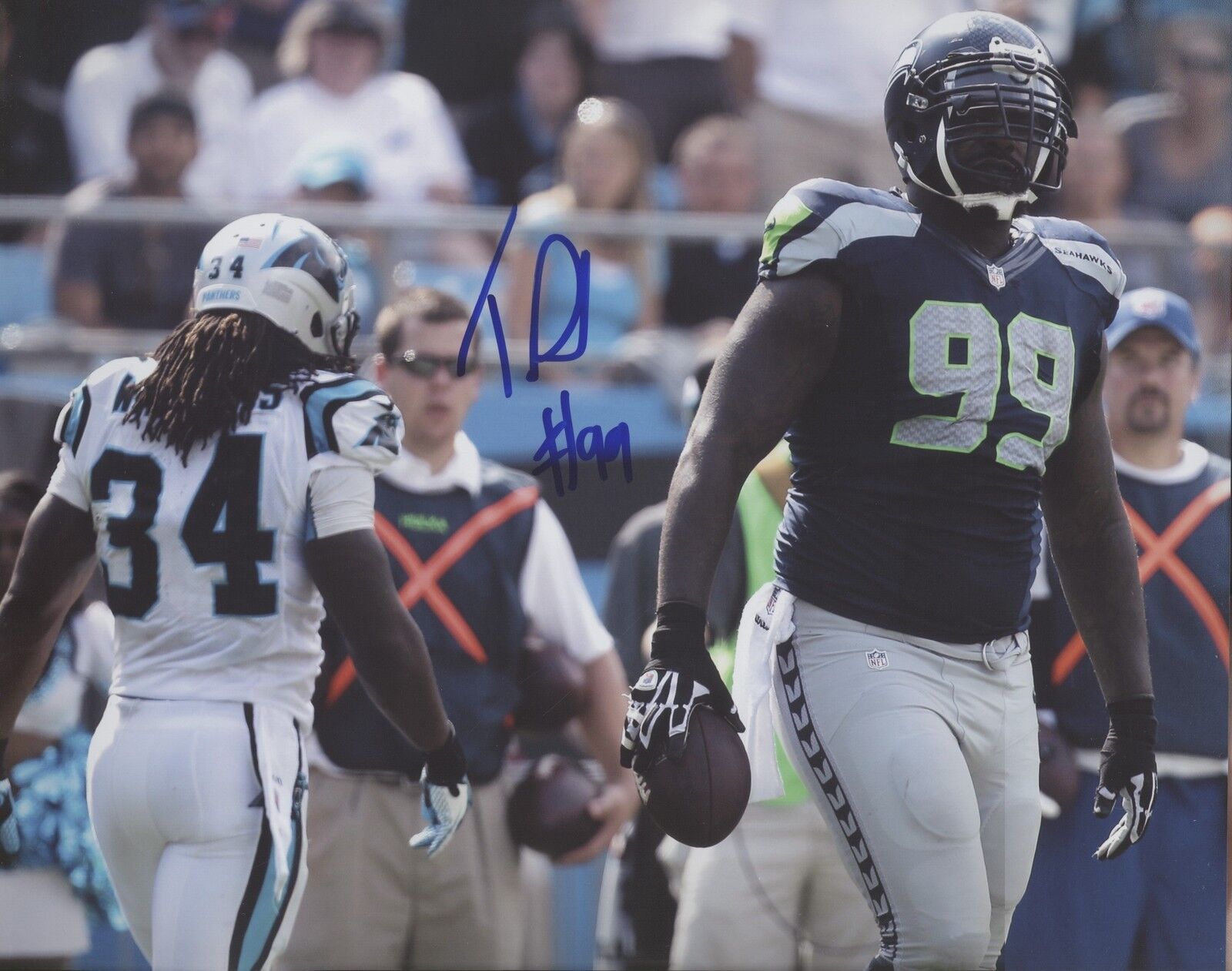 Tony McDaniel 8x10 Photo Poster painting Autographed Signed AUTO Seahawks SPH 0004