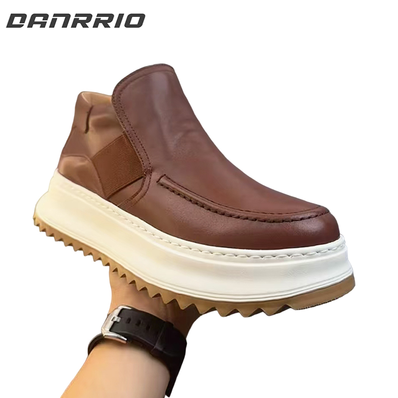 DANRRIO Handmade Retro British Style Horsehide Ankle Boot DANRRIO.COM DANRRIO