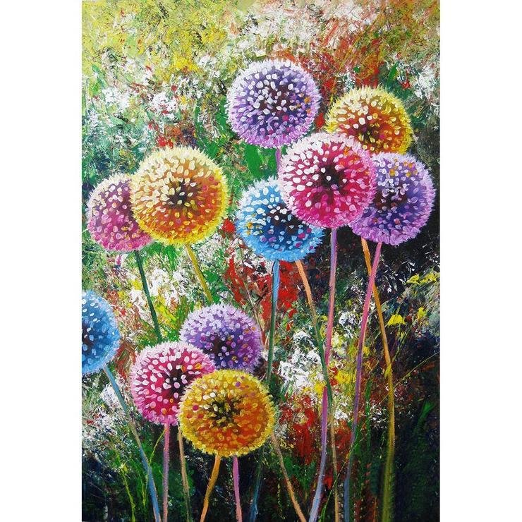 Colorful Dandelion DIY Full Drill Diamond Painting