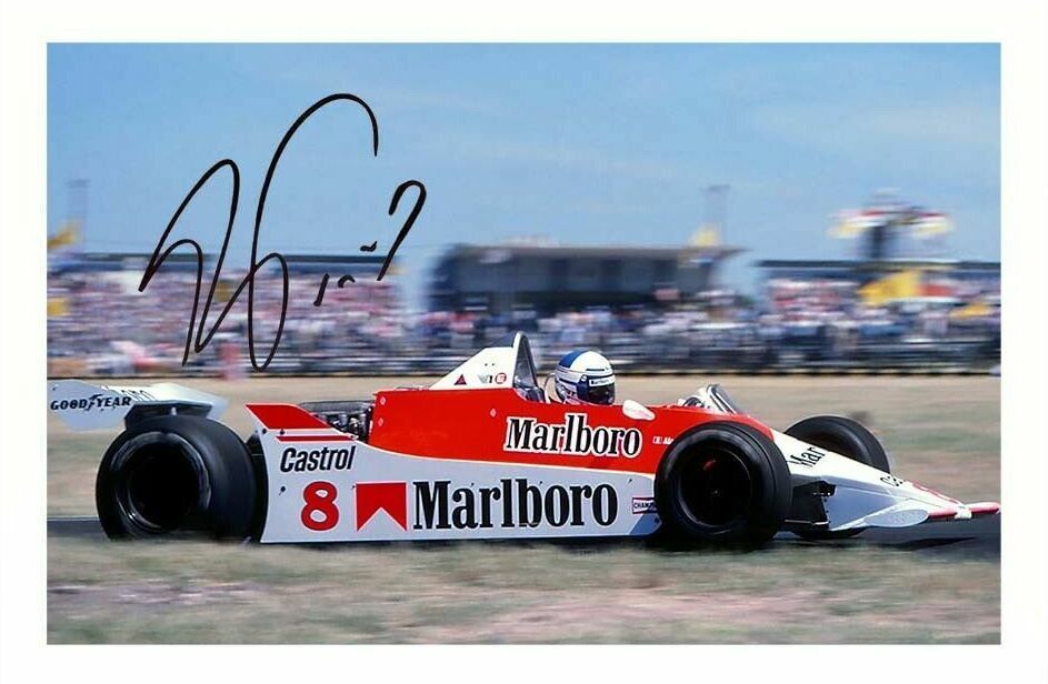 ALAIN PROST - MCLAREN - FORMULA ONE AUTOGRAPH SIGNED PP Photo Poster painting POSTER PRINT