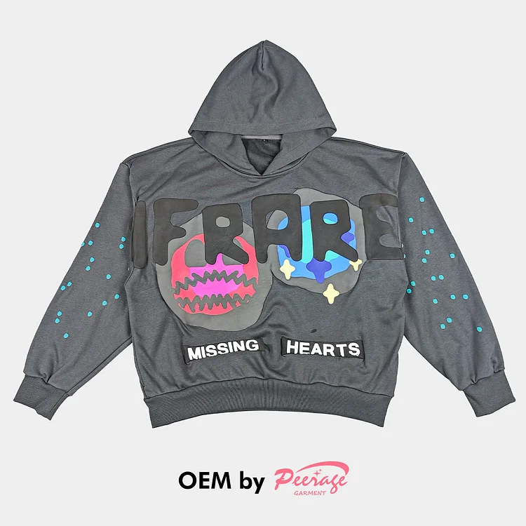 CUSTOM OVERSIZED PUFF PRINTING HOODIE
