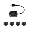 TPMS USB Car Wireless Tire Pressure Monitoring With 4 Sensors For Android Stereo