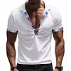  Stylish V-Neck Polo Shirt for Men - Perfect for Summer Outings and Casual Events by Inlyline
