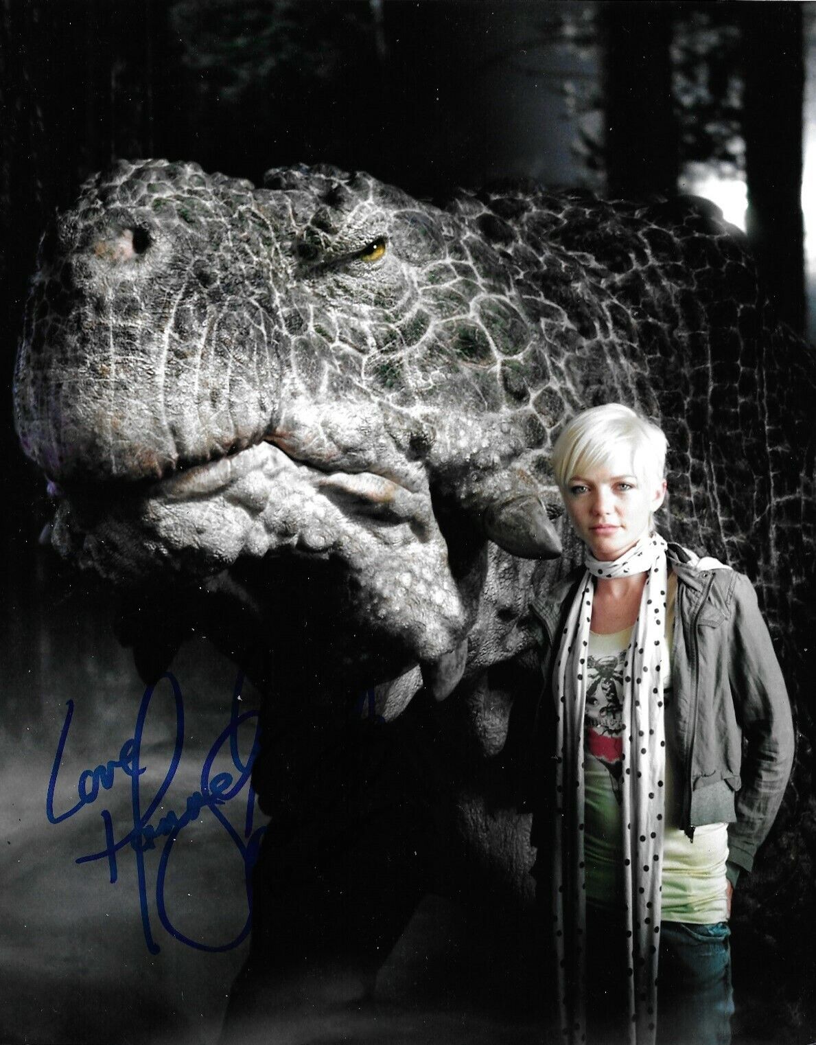 Hannah Spearitt Signed Primeval 10x8 Photo Poster painting AFTAL