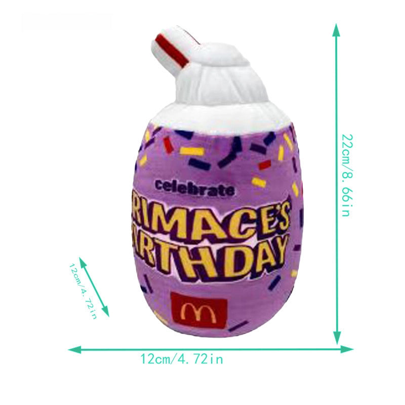New McDonald’s Toy Game Milkshake GRIMACE Yellow Hat Toy In Stock