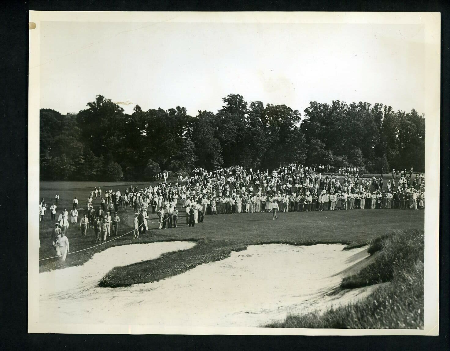 1934 US Open Golf Championship Merion Golf Club Ardmore Press Photo Poster painting