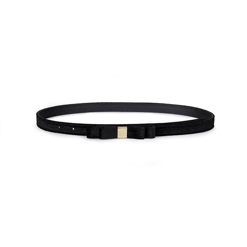 New fashion belt with suede bow