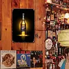Bi&egrave;re Miller - Panneaux en &eacute;tain m&eacute;tallique(20*30cm/30*40cm)