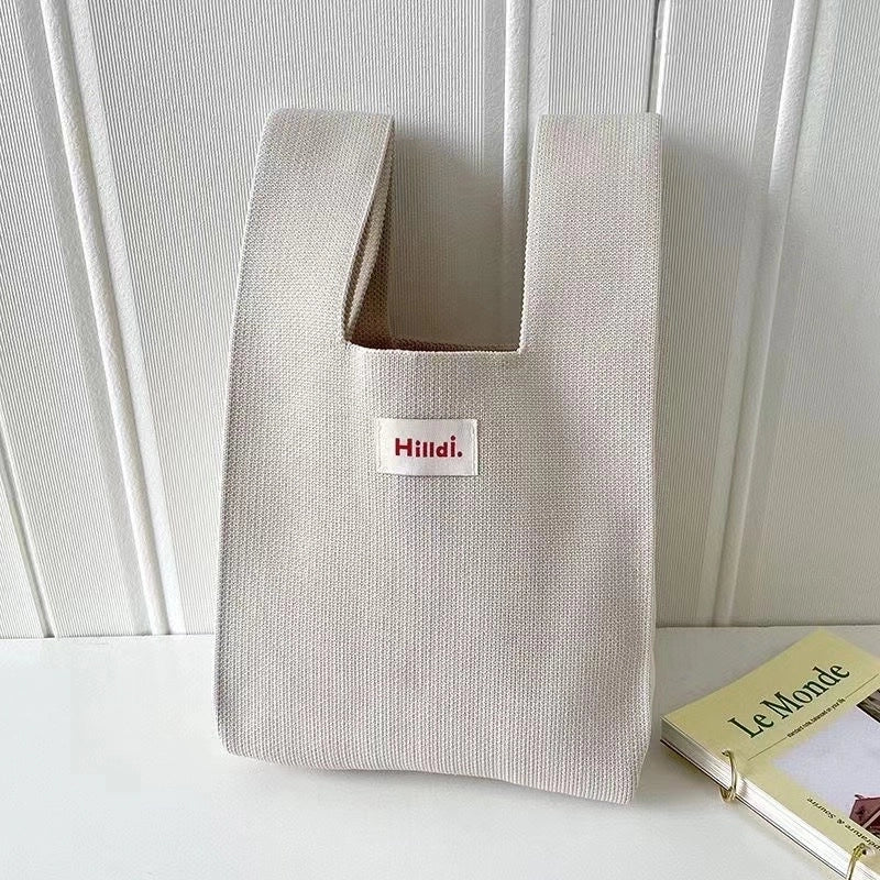 Korean Style Spring And Summer New Arrival Women’s Bag Handbag Bag Fashionable Simple Niche Knitted Bag Vesel Bag Crossbody Bag