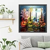 Guitar Of The Four Seasons-Paint by Numbers Acrylic Painting 50*50CM