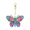 >SALE<Butterfly 5D Diamond Painting Keychain Slap Luminous DIY Pendant (dsk014)