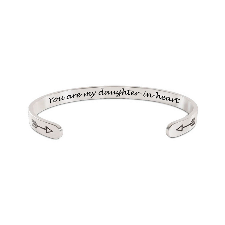 For Daughter-in-law - You Are Also My Daughter-in-heart Arrow Bracelet