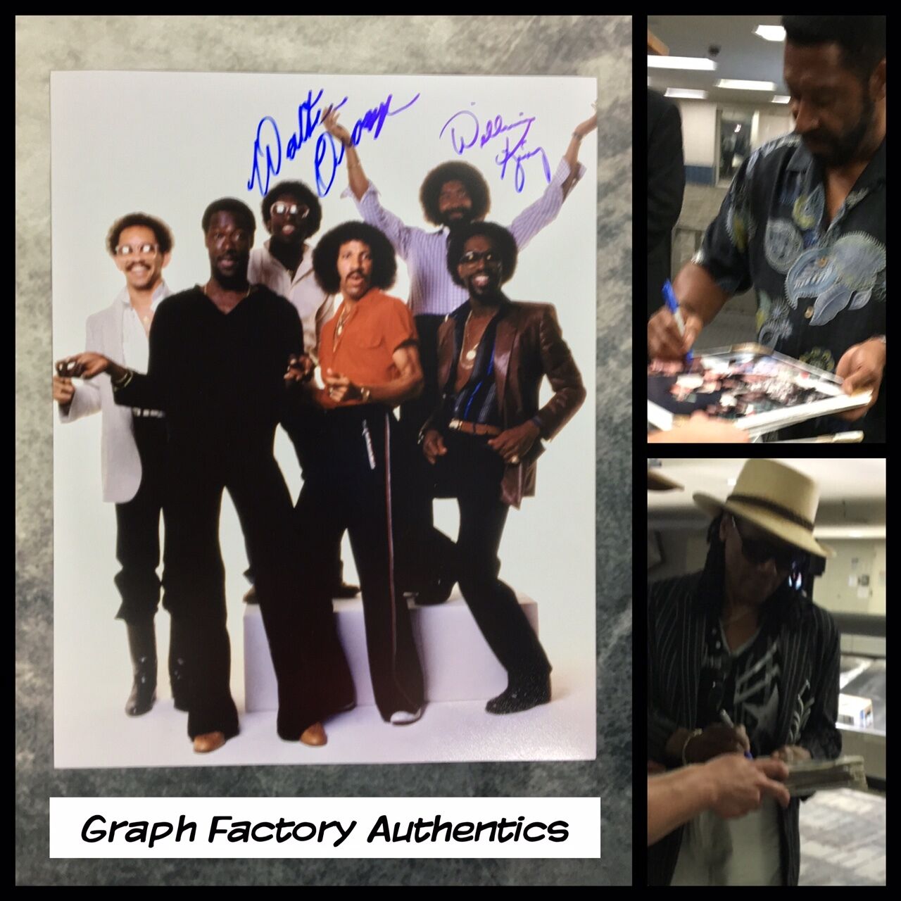 GFA William King Walter Orange * THE COMMODORES * Signed 11x14 Photo Poster painting C2 COA