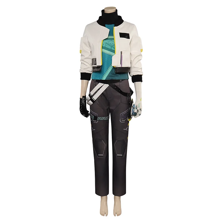 Valorant Deadlock White Coat Set Outfits Cosplay Costume Suit