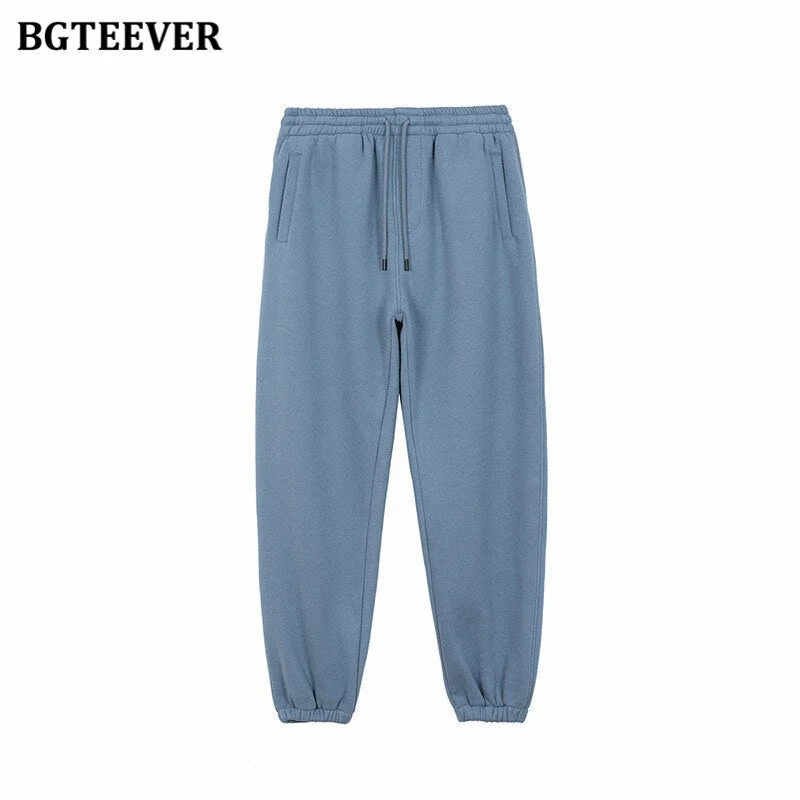 BGTEEVER Winter Thicken Fleece Women Couple Sweatshirt Cotton Oversized Hoodies Sweatshirts Female Warm Pullovers Jacket