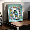 Butterfly Flower D 5D Partial Drill DIY Diamond Painting Kit 30*30cm
