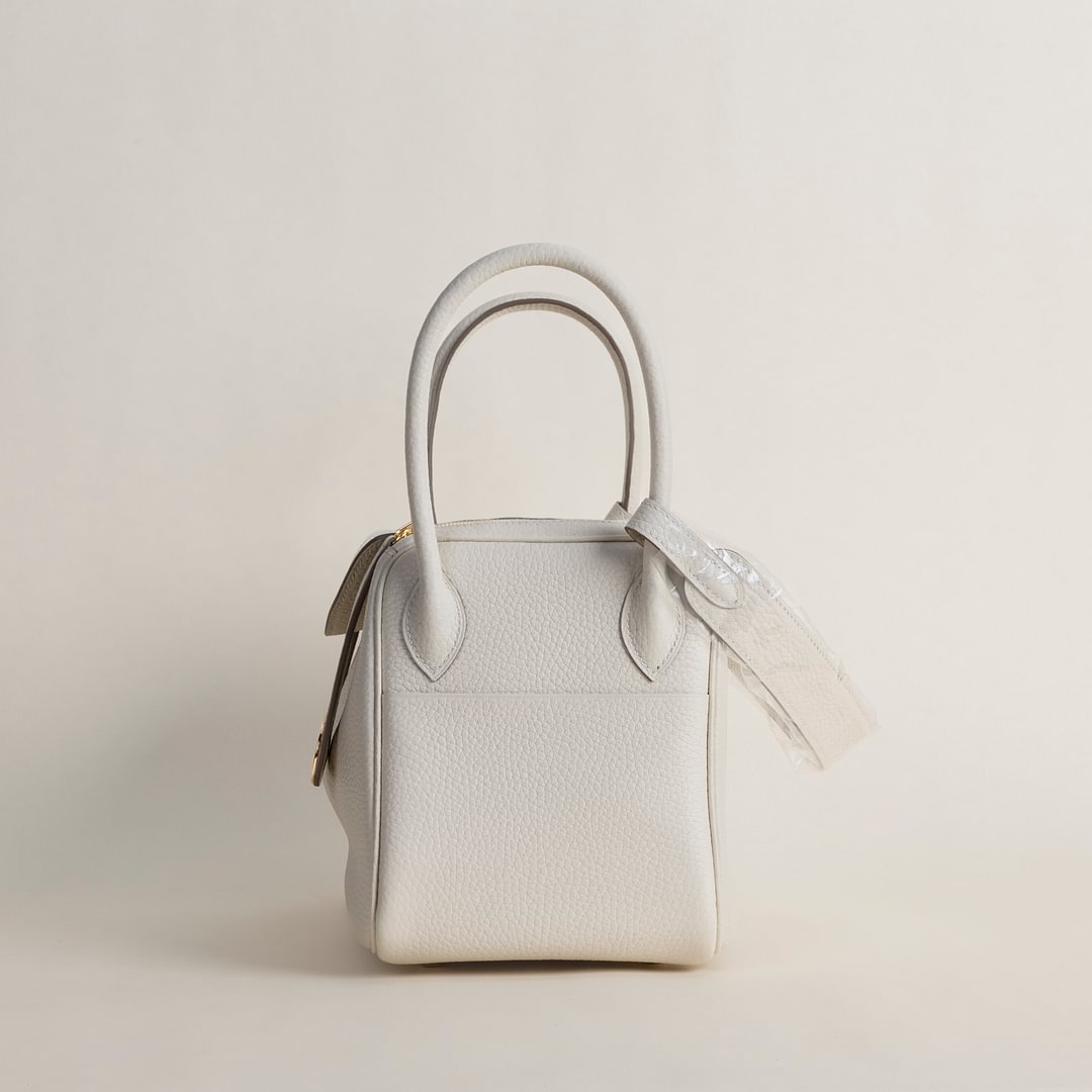 Lindy 26cm Clemence leather CC10 craie GHW