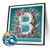 Butterfly Flower B 5D Partial Drill DIY Diamond Painting Kit 30*30cm