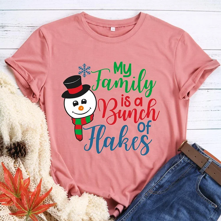 My family is a bunch of flakes T-shirt Tee -596284-Annaletters