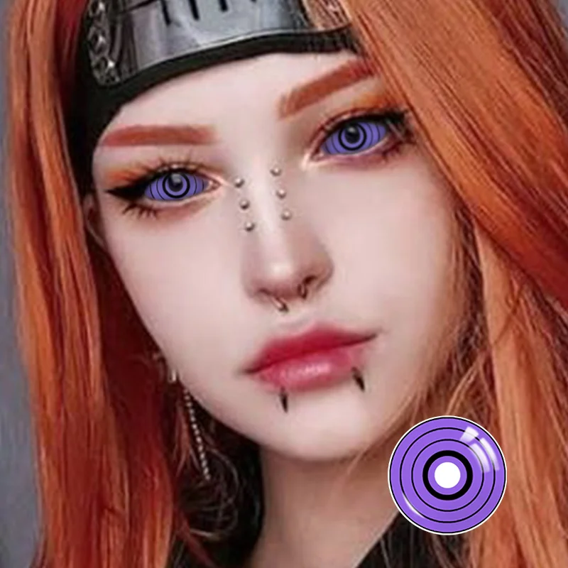 Purple Rinnegan Sclera Halloween Lenses