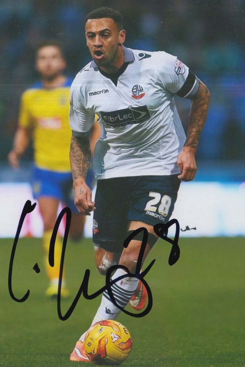 BOLTON WANDERERS HAND SIGNED CRAIG DAVIES 6X4 Photo Poster painting 1.