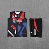 2025/2026 Manchester United Pre-Match Training Three Colors Vest+Shorts Football1:1 Thai Quality