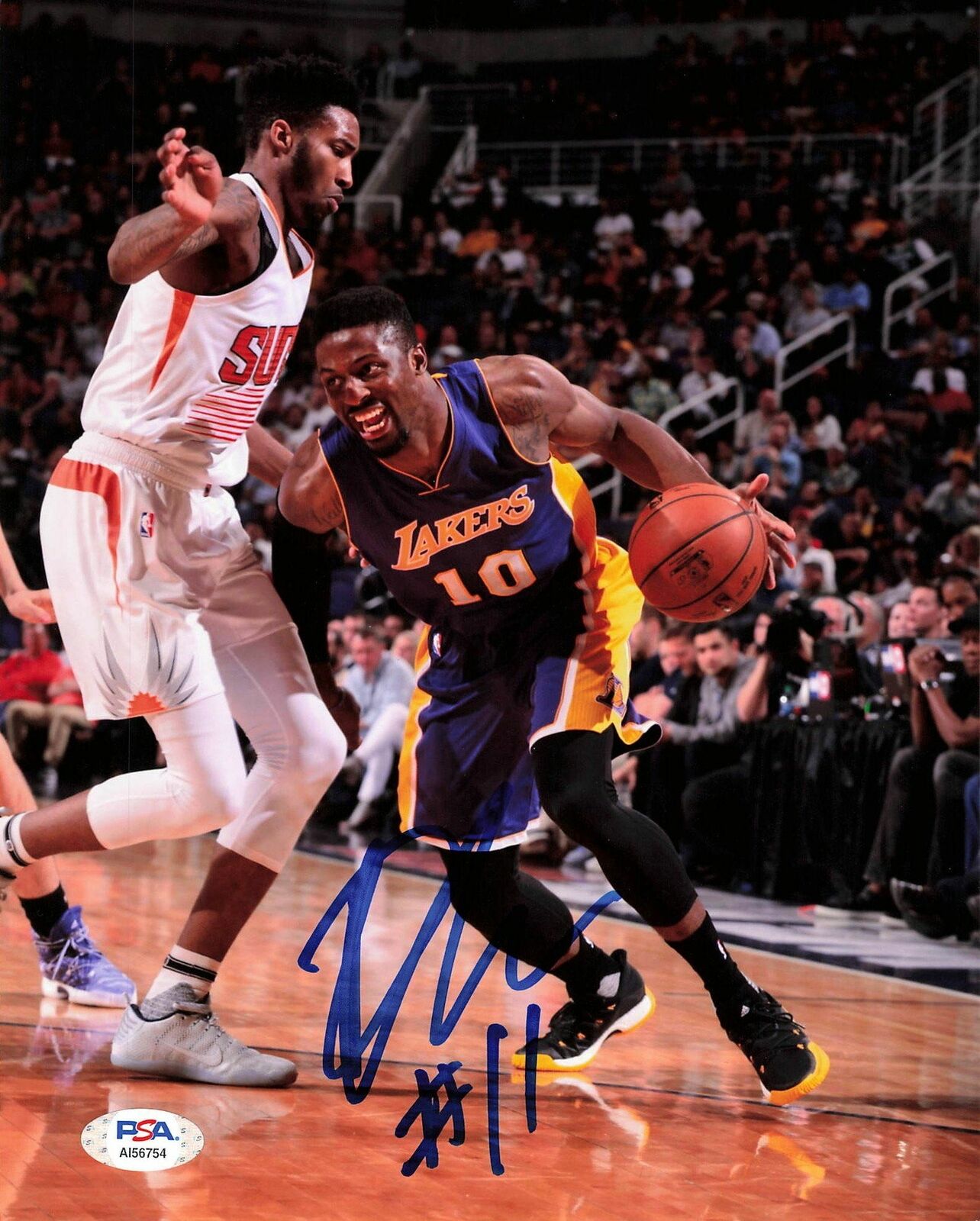 David Nwaba signed 8x10 Photo Poster painting PSA/DNA Los Angeles Lakers Autographed