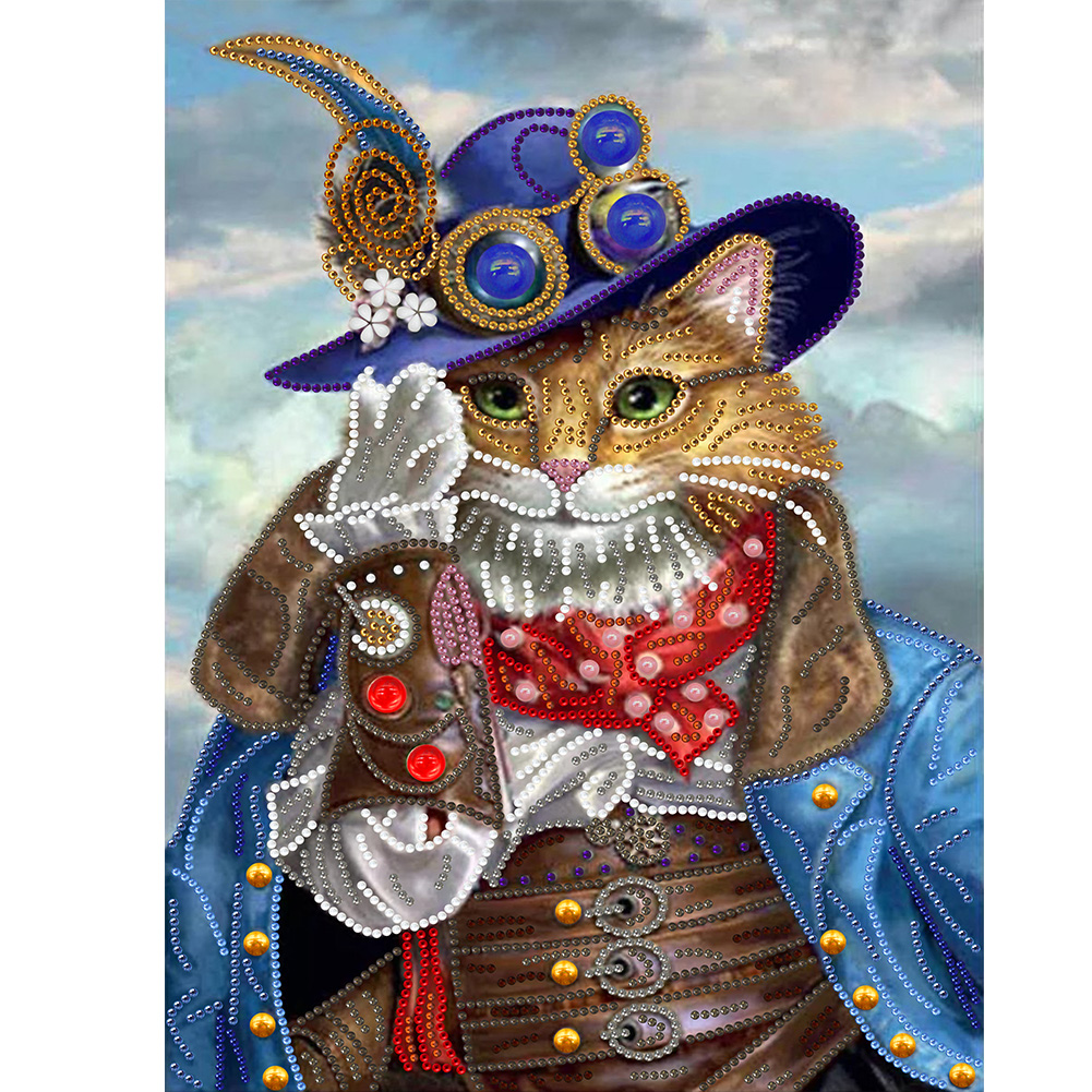 

Cat - Special Shaped Diamond Painting - 30*40CM, 501 Original