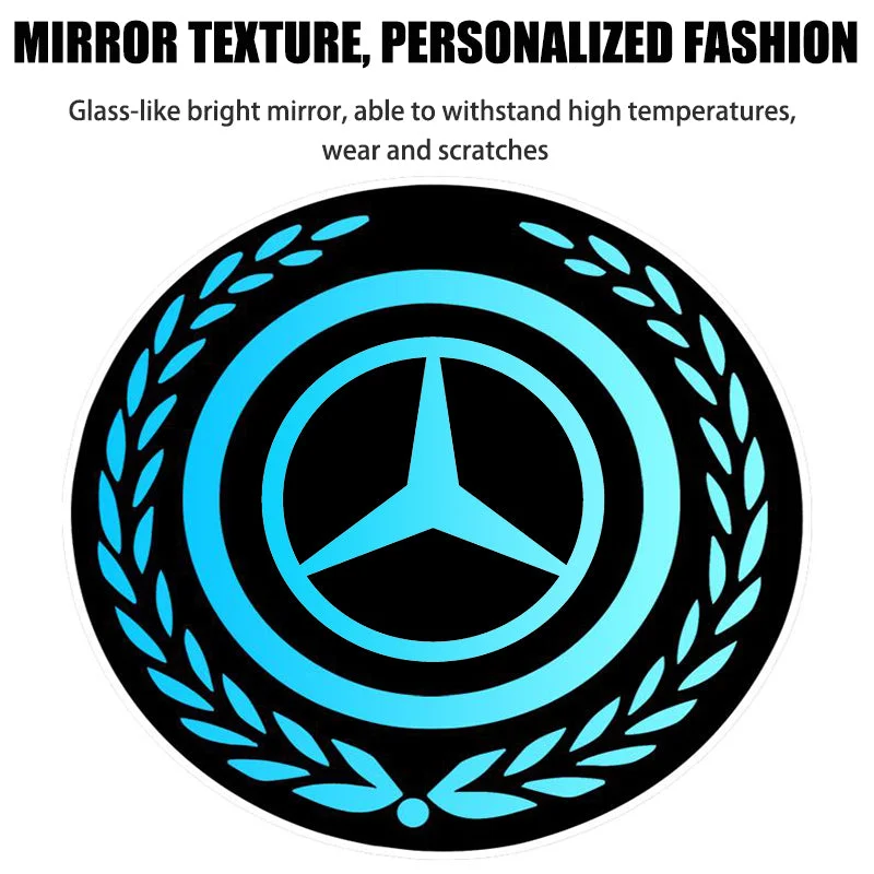 Car smart triangle window atmosphere modification lamp