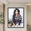 Bohemian Woman-11CT Stamped Cross Stitch 50*60cm/19.69*23.62in(Big Size)