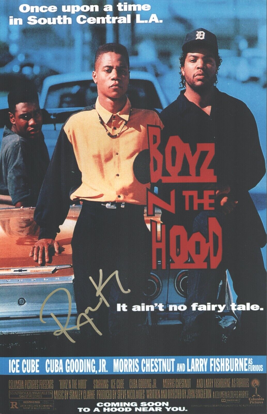 Regina King Signed 11x17 Boyz in the Hood Authentic Autograph