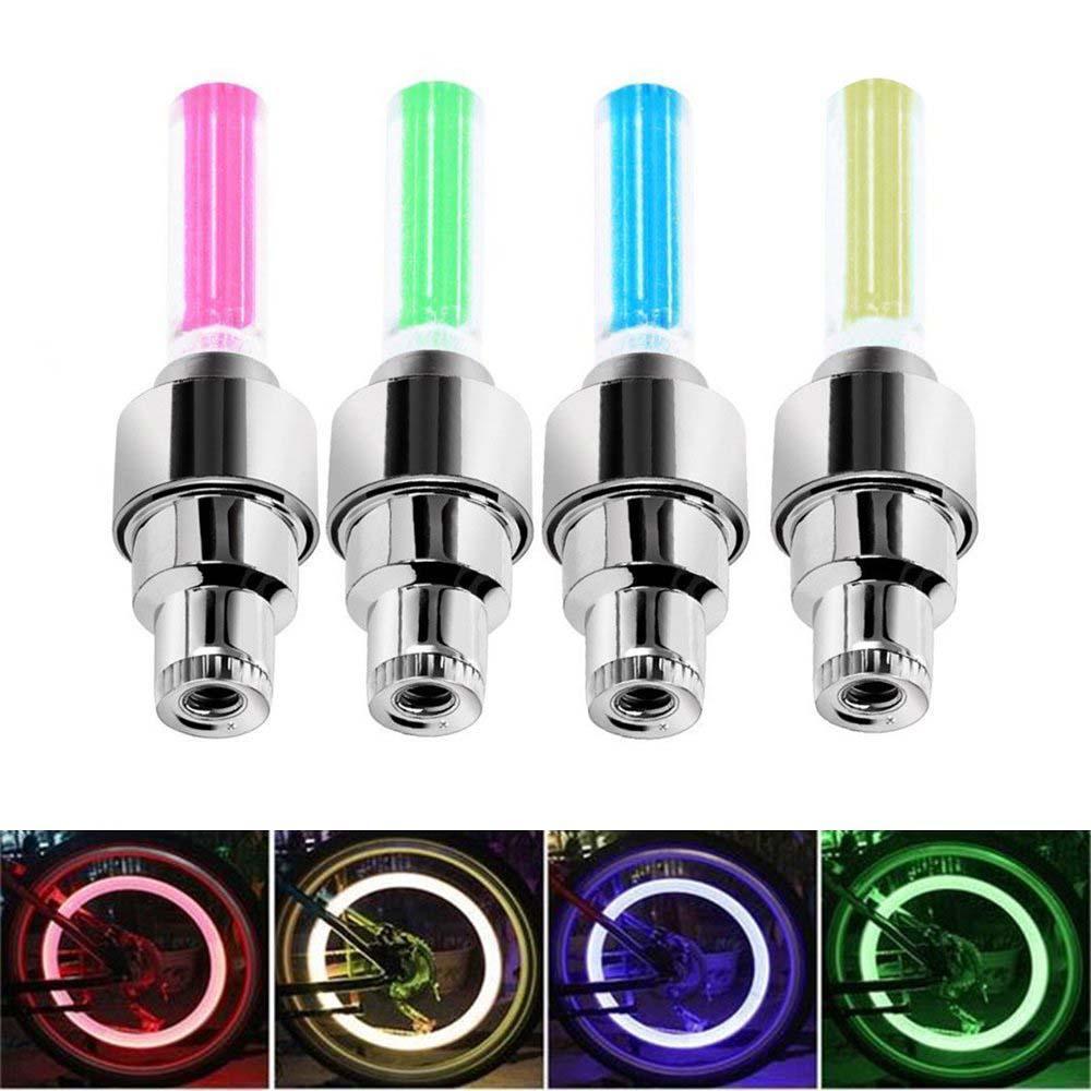 Premium LED Valve Caps For Wheels (4/12Pcs)