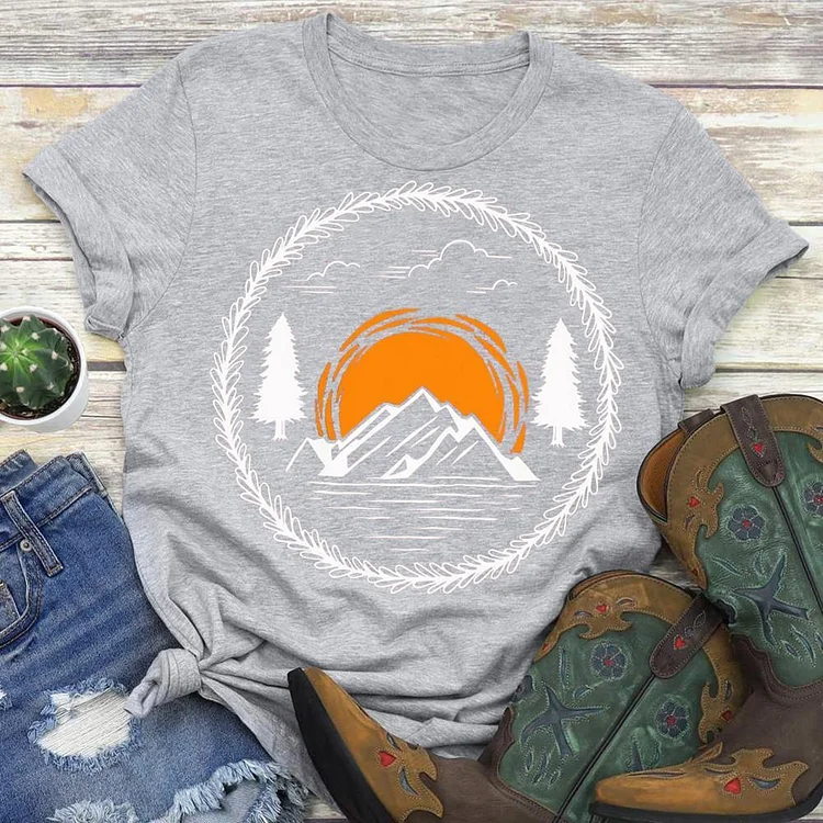 Mountain Nature Camping lovers T-shirt Tee --Annaletters