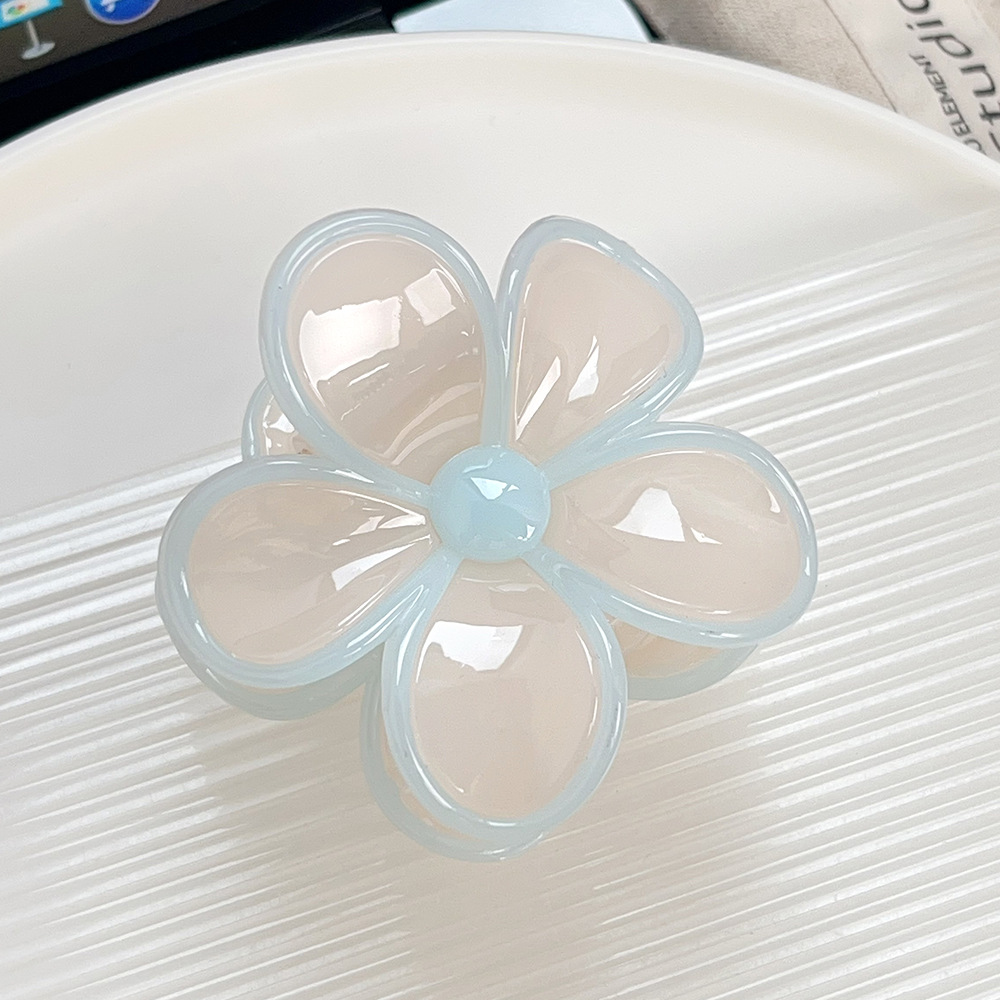 Flower hair claws