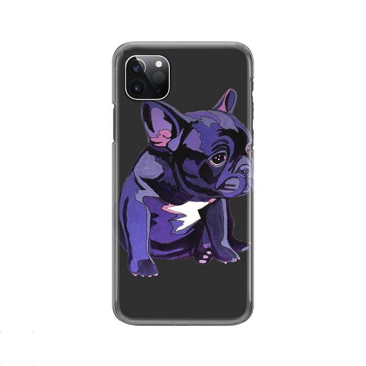 French Bulldog In Purple, French Bulldog iPhone Case
