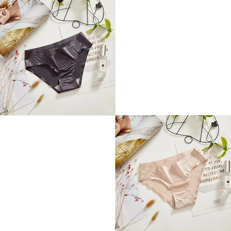 2 Pcs Sports Seamless Panties Woman Underwear Seamless Female Briefs Lingerie For Woman Underwear Wholesale New 2021 BANNIROU