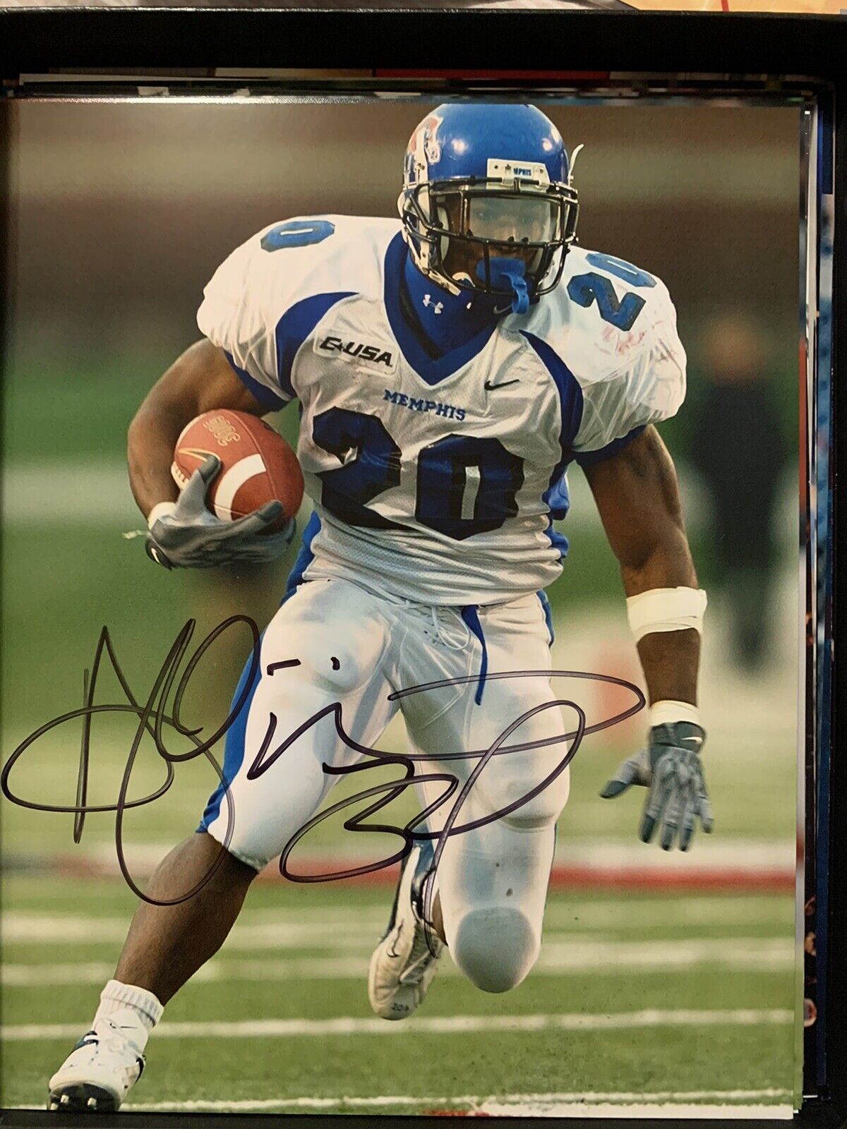 DeAngelo Williams Signed Auto 8x10 Photo Poster painting Pic Memphis