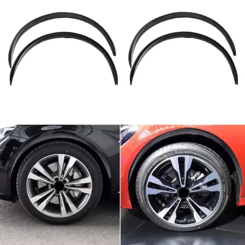 Dronehint 4pc Carbon Fiber Car Wheel Eyebrow Arch Protector Trim Lip Fender Flare Parts. (For: Acura) Parts