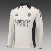2024/2025 Real Madrid Beige Half-Pull Training Suit Football Jersey 1:1 Thai Quality