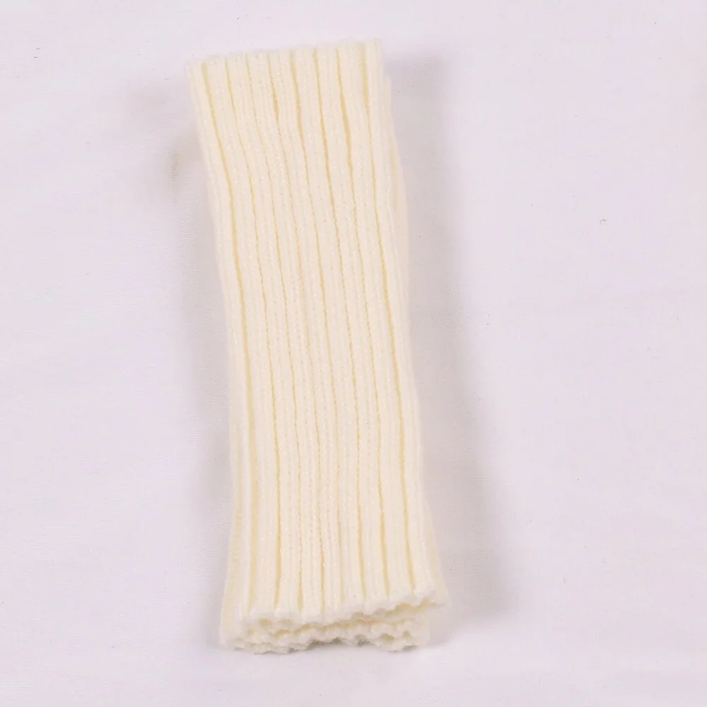 Arm Warmers Women Solid Striped Knitted Half-fingered Womens Mitt Japanese Style All-match Simple Soft Trendy Kawaii Leisure New