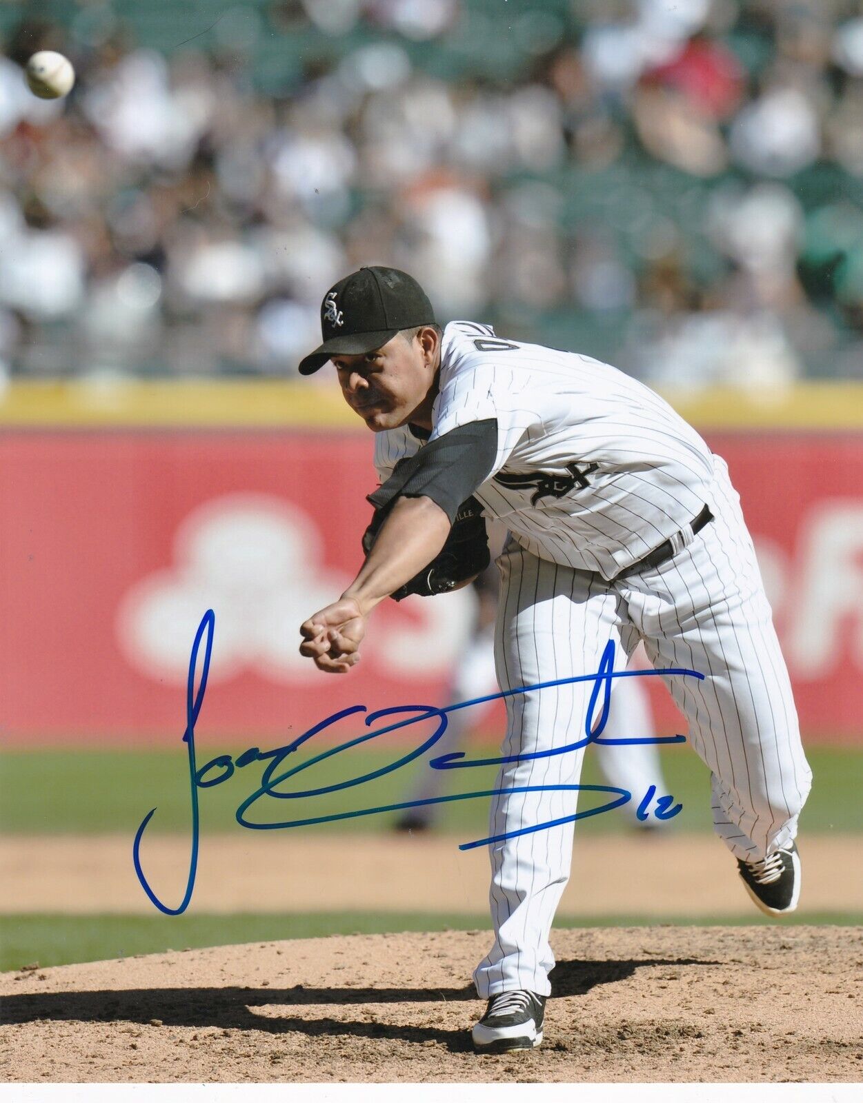 JOSE QUINTANA CHICAGO WHITE SOX ACTION SIGNED 8x10