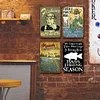 4PCS Fishing - Vintage Metal Signs Set - 20*30cm/30*40cm - Garden