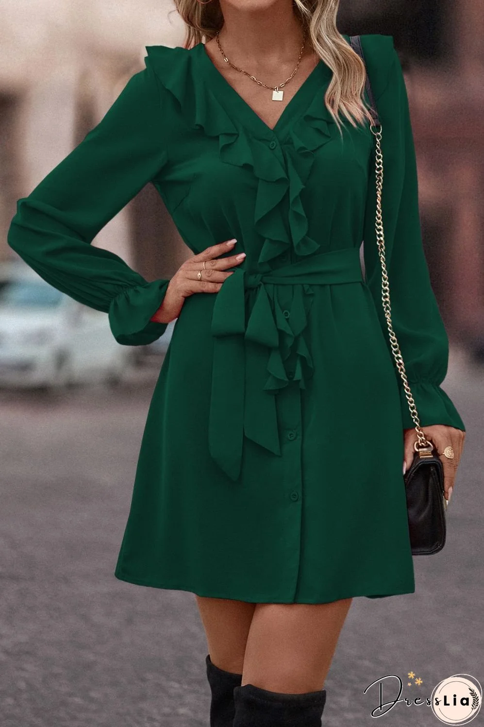 Elegant and Casual winter Dress