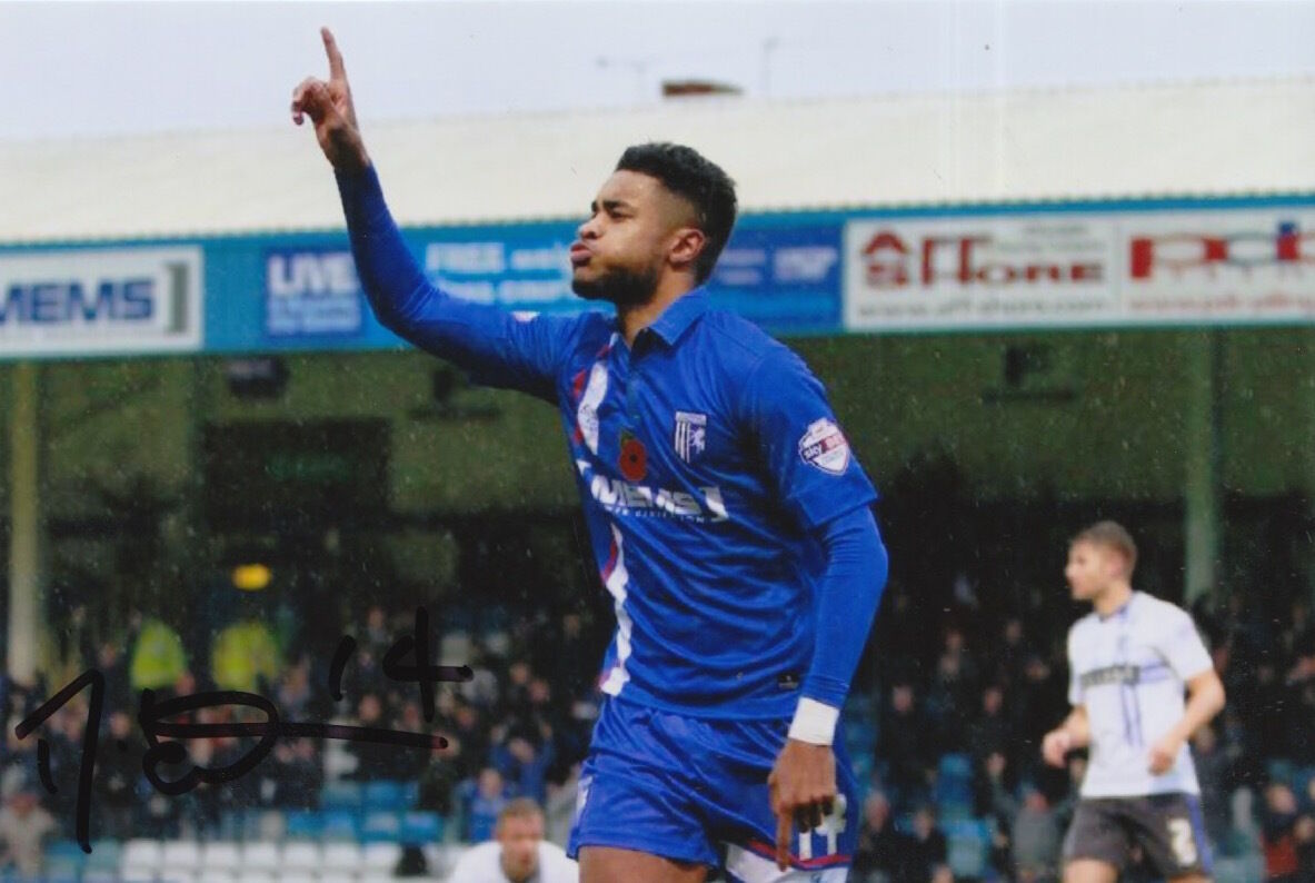 GILLINGHAM HAND SIGNED DOMINIC SAMUEL 6X4 Photo Poster painting 1.