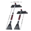 2 In 1 Car Snow Shovel Ergonomic Handle Extendable Ice Scraper Car Accessories
