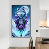(40*70cm)Wolf - Full Round Drill Diamond Painting