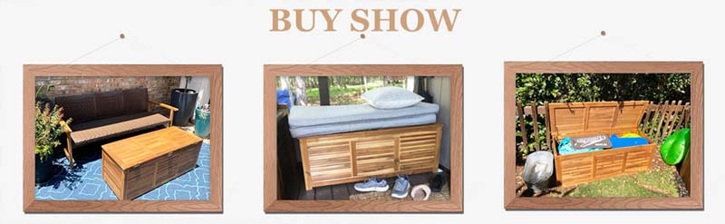 Eletriclife 47 Gallon Deck Storage Bench Box Organization Tools