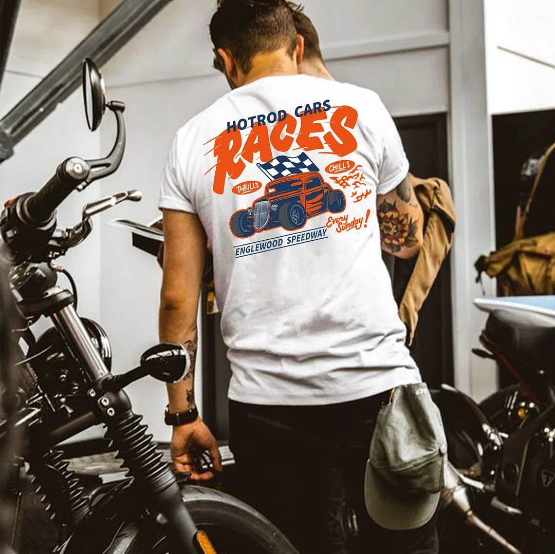 HOT ROD CARS Print Men's T-shirt