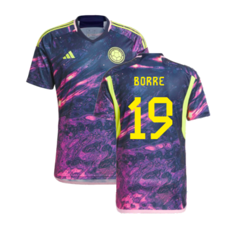 Columbia Rafael Borré 19 Away Shirt Kit 2023-2024 - Women's World Cup 2023
